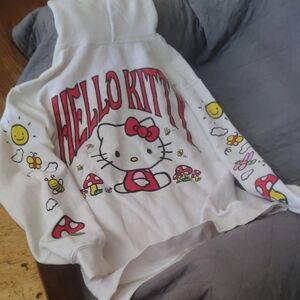 Hello Kitty White and Red Sweatshirt
